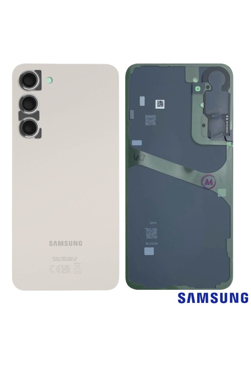 Vetro posteriore con lente inclusa originale Samsung per Samsung Galaxy S23 Plus - cream