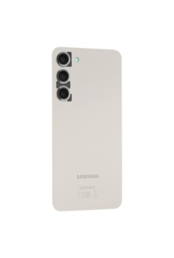 Vetro posteriore con lente inclusa originale Samsung per Samsung Galaxy S23 Plus - cream