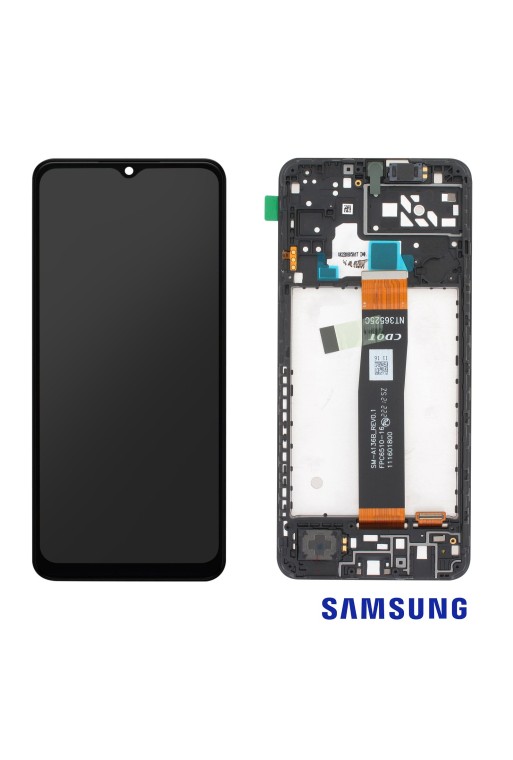 Schermo per Samsung Galaxy A04s Originale Samsung con vetro touchscreen - black