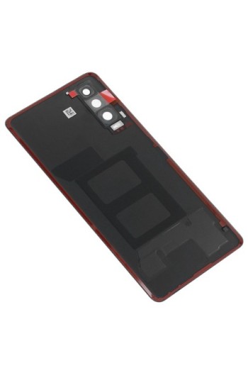 Copribatteria di ricambio per Huawei P30 con lente di protezione per la fotocamera - nero