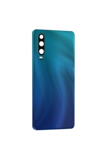 Copribatteria di ricambio per Huawei P30 con lente di protezione per la fotocamera - azzurro