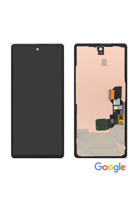 Schermo originale Google Pixel 6a nero LCD + vetro touch preassemblato Service Pack