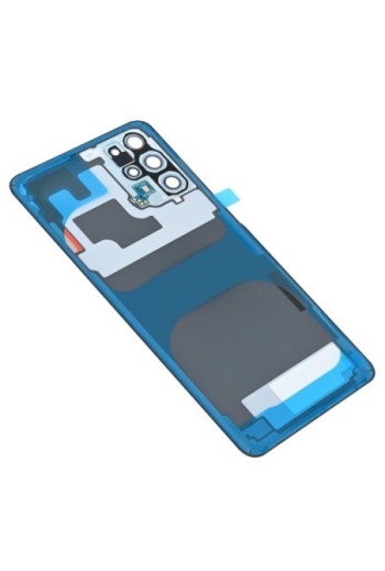 Copribatteria di ricambio per Samsung Galaxy S20 Plus con lente di protezione per la fotocamera - nero