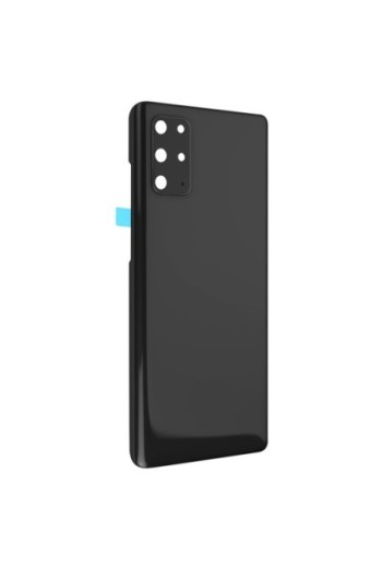 Copribatteria di ricambio per Samsung Galaxy S20 Plus con lente di protezione per la fotocamera - nero