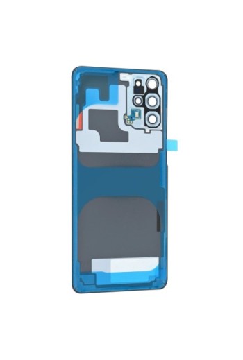Copribatteria di ricambio per Samsung Galaxy S20 Plus con lente di protezione per la fotocamera - nero