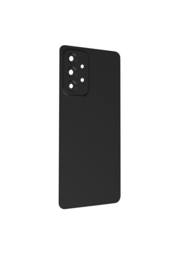Copribatteria di ricambio per Samsung Galaxy A33 5G con lente di protezione per la fotocamera - nero