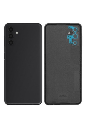 Copribatteria di ricambio per Samsung Galaxy A13 4G con lente di protezione per la fotocamera - nero