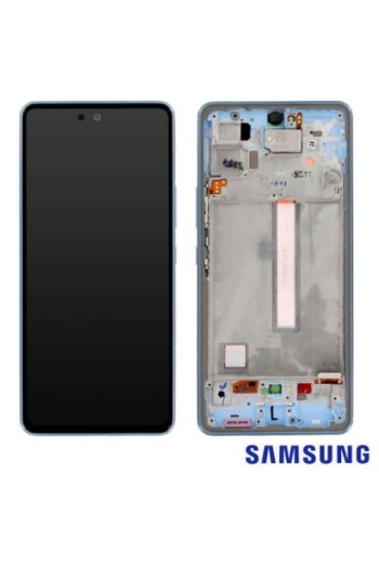 Schermo per Samsung Galaxy A53 5G Originale Samsung Blocco Completo: LCD + Vetro Touch - Awesome Blue