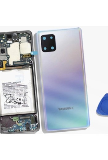 Copribatteria originale per Samsung Galaxy Note 10 Lite Samsung Service Pack - argento stellare