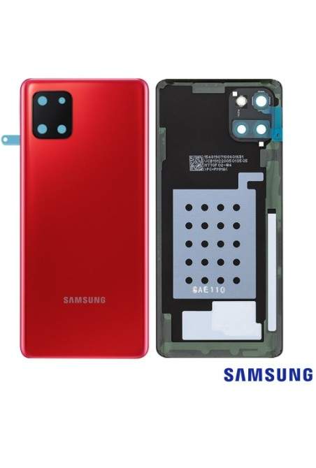 Copribatteria originale per Samsung Galaxy Note 10 Lite Samsung Service Pack - rosso cardinale