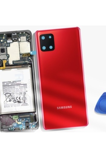 Copribatteria originale per Samsung Galaxy Note 10 Lite Samsung Service Pack - rosso cardinale