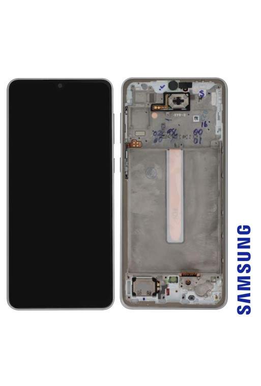 Schermo per Samsung Galaxy A33 5G Originale Samsung Blocco Completo: LCD + Vetro Touch - Awesome White