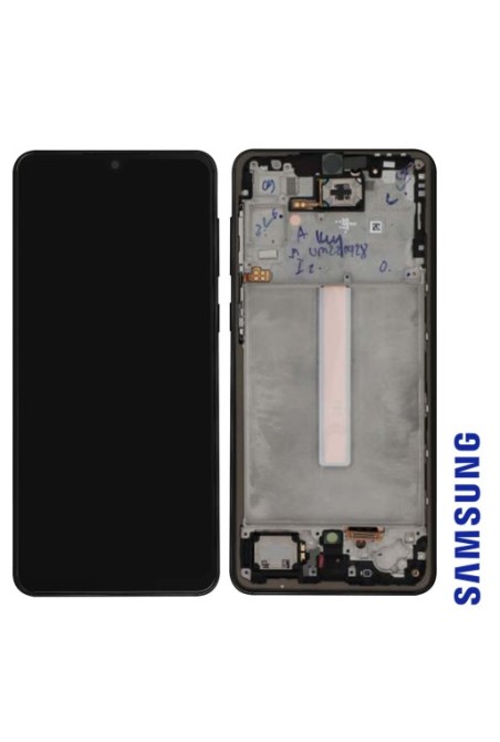Schermo per Samsung Galaxy A33 5G Originale Samsung Blocco Completo: LCD + Vetro Touch - Awesome Black