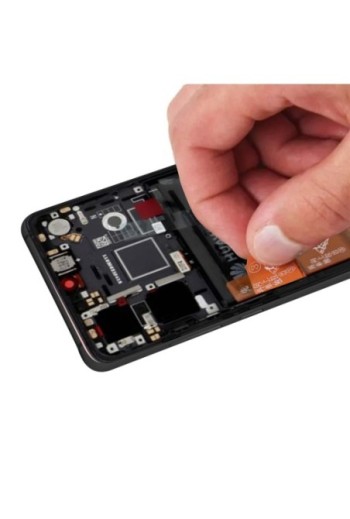 Schermo LCD originale Huawei P30 nero con touchscreen e batteria da 3650mAh