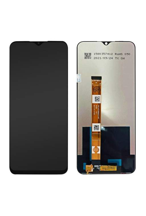 Schermo per Oppo A16 / A16s LCD + Vetro Touch 100% Compatibile - Nero