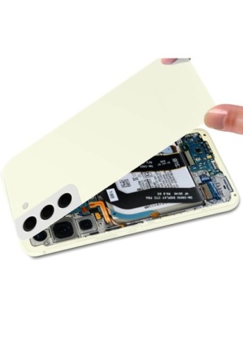 Copribatteria Originale per Samsung Galaxy S22 Plus Samsung Service Pack - Cream