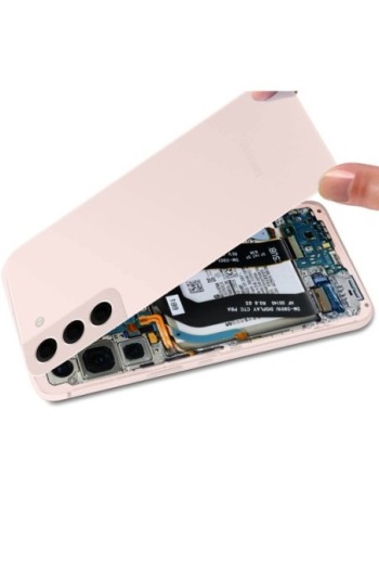 Copribatteria Originale per Samsung Galaxy S22 Samsung Service Pack - Pink Gold