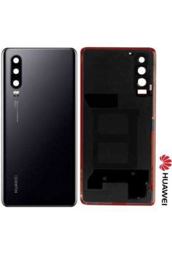 Copribatteria Originale per Huawei P30 con Lente Protezione Fotocamera - Nero