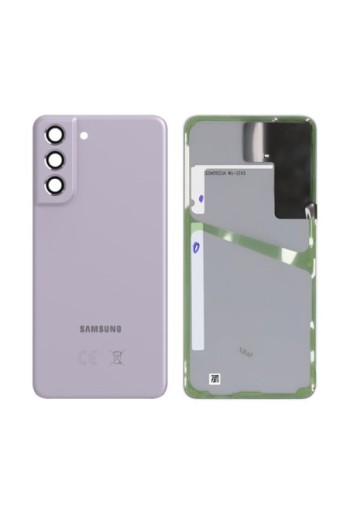 Vetro posteriore compatibile per Samsung Galaxy S21 FE - lavanda