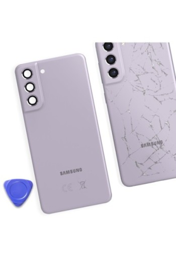 Vetro posteriore compatibile per Samsung Galaxy S21 FE - lavanda