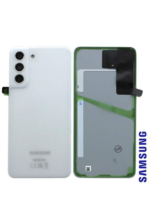 Copribatteria Originale per Samsung Galaxy S21 FE con Lente Protezione Fotocamera - White
