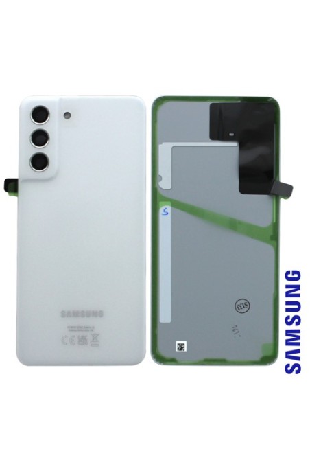 Copribatteria Originale per Samsung Galaxy S21 FE con Lente Protezione Fotocamera - White