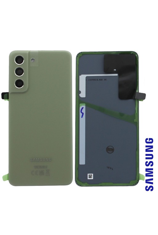 Copribatteria Originale per Samsung Galaxy S21 FE con Lente Protezione Fotocamera - Olive