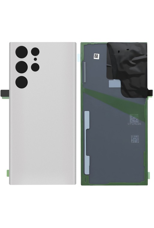 Vetro posteriore compatibile per Samsung Galaxy S22 Ultra - bianco