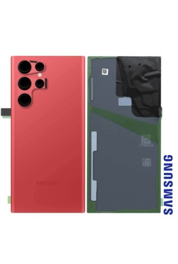 Copribatteria Originale per Samsung Galaxy S22 Ultra Samsung Service Pack - Red