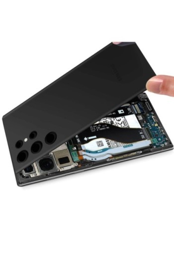 Copribatteria Originale per Samsung Galaxy S22 Ultra Samsung Service Pack - Phantom Black