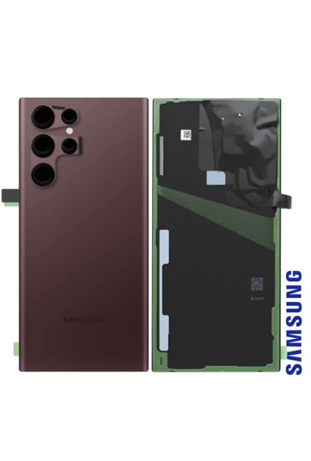 Copribatteria Originale per Samsung Galaxy S22 Ultra Samsung Service Pack - Burgundy