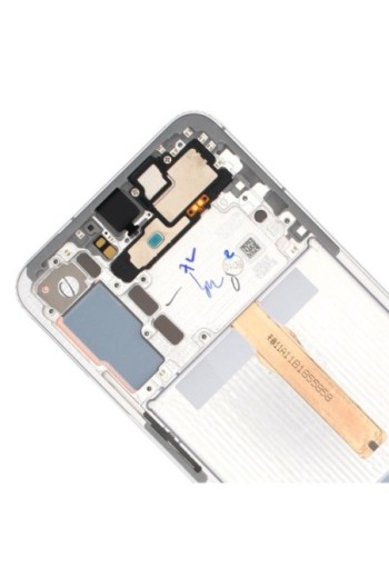 Schermo per Samsung Galaxy S22 Plus Originale Samsung Blocco Completo: LCD + Vetro Touch - Phantom White