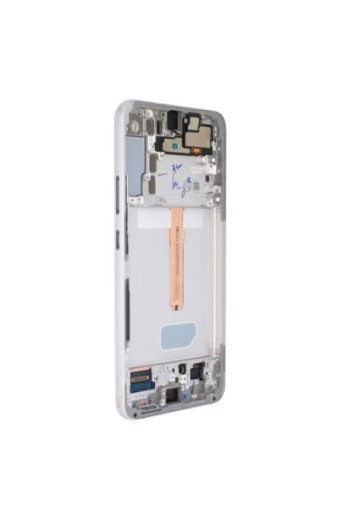 Schermo per Samsung Galaxy S22 Plus Originale Samsung Blocco Completo: LCD + Vetro Touch - Phantom White