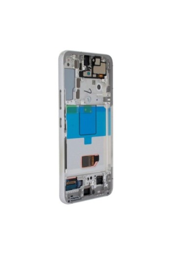 Schermo per Samsung Galaxy S22 Originale Samsung Blocco Completo: LCD + Vetro Touch - Phantom White