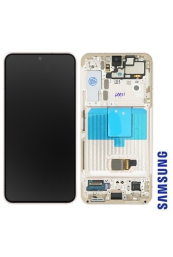Schermo per Samsung Galaxy S22 Originale Samsung Blocco Completo: LCD + Vetro Touch - Violet