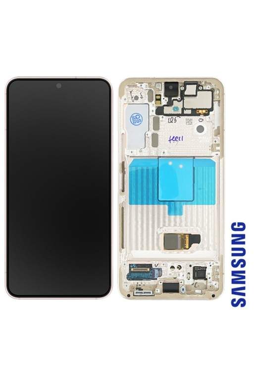 Schermo per Samsung Galaxy S22 Originale Samsung Blocco Completo: LCD + Vetro Touch - Violet