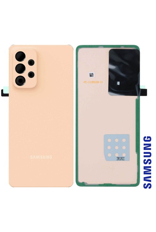 Copribatteria Originale per Samsung Galaxy A53 5G con Lente Protezione Fotocamera - Awesome Peach