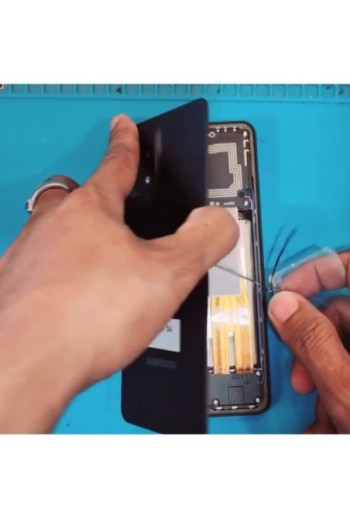 Copribatteria Originale per Samsung Galaxy A33 5G Samsung Service Pack - Nero