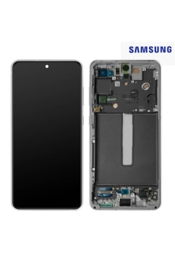 Schermo per Samsung Galaxy S21 FE Originale Samsung [Service Pack]: LCD + Vetro Touch - White