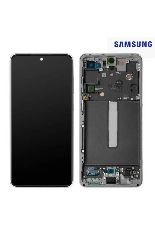 Schermo per Samsung Galaxy S21 FE Originale Samsung [Service Pack]: LCD + Vetro Touch - White