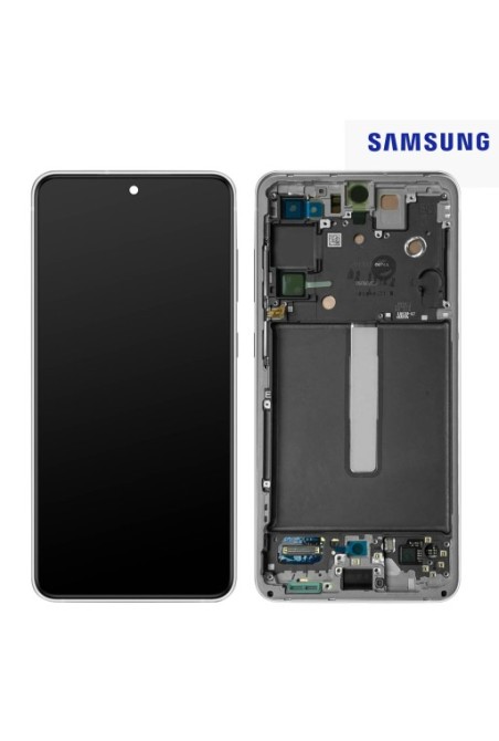 Schermo per Samsung Galaxy S21 FE Originale Samsung [Service Pack]: LCD + Vetro Touch - White