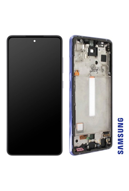Schermo per Samsung Galaxy A52s Originale Samsung [Service Pack]: LCD + Vetro Touch - Awesome Violet