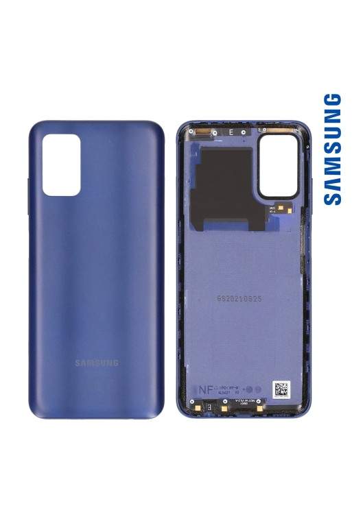 Copribatteria Originale per Samsung Galaxy A03s Samsung Service Pack - Blue