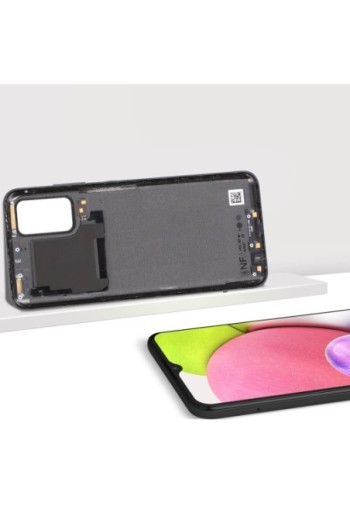 Copribatteria Originale per Samsung Galaxy A03s Samsung Service Pack - Black
