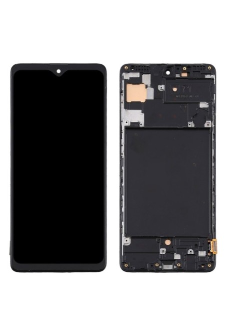 Schermo per Samsung Galaxy A71 vetro touch LCD compatibile al 100% - nero