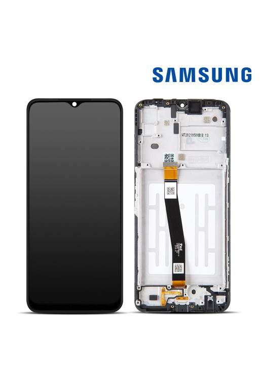 Schermo LCD per Samsung Galaxy A22 5G + Vetro Tattile Originale Samsung [Service Pack] - Black