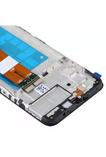 Schermo per Samsung Galaxy A02s originale Samsung: Schermo LCD + Vetro Tattile Service Pack (Versione G) - Nero