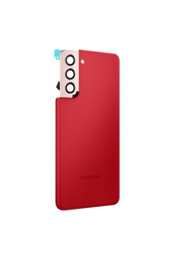 Copribatteria Originale Samsung per Samsung Galaxy S21 Plus Service Pack rosso