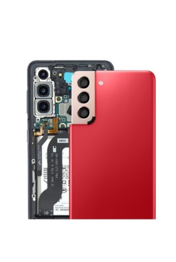 Copribatteria Originale Samsung per Samsung Galaxy S21 Plus Service Pack rosso