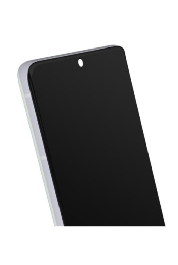 Blocco completo originale Samsung Galaxy S21 Ultra: Schermo LCD + Vetro Tattile Service Pack - Phantom Silver